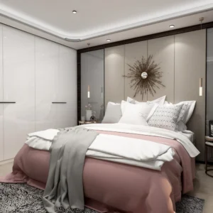 63 سرير جلدي مزدوج